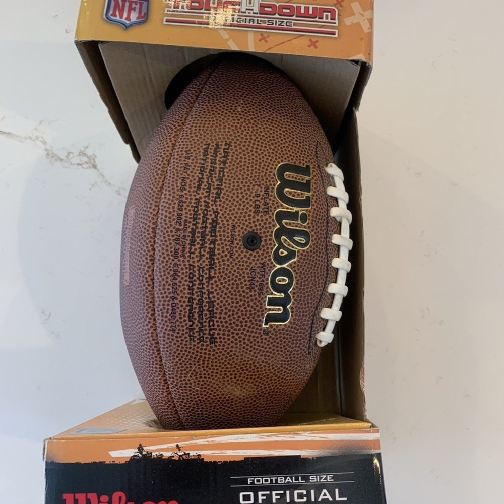 Wilson Touchdown Football with White Laces